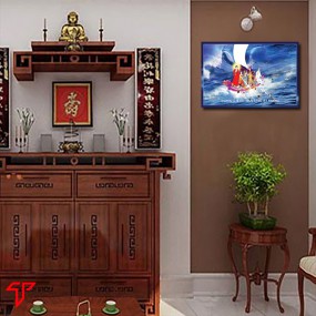 Tranh phật giáo thuyền từ tế độ
